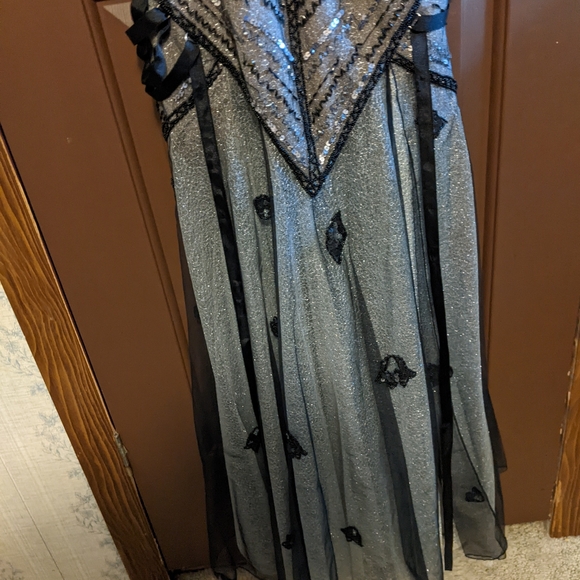 Vintage Beaded Prom Gown - Picture 11 of 11